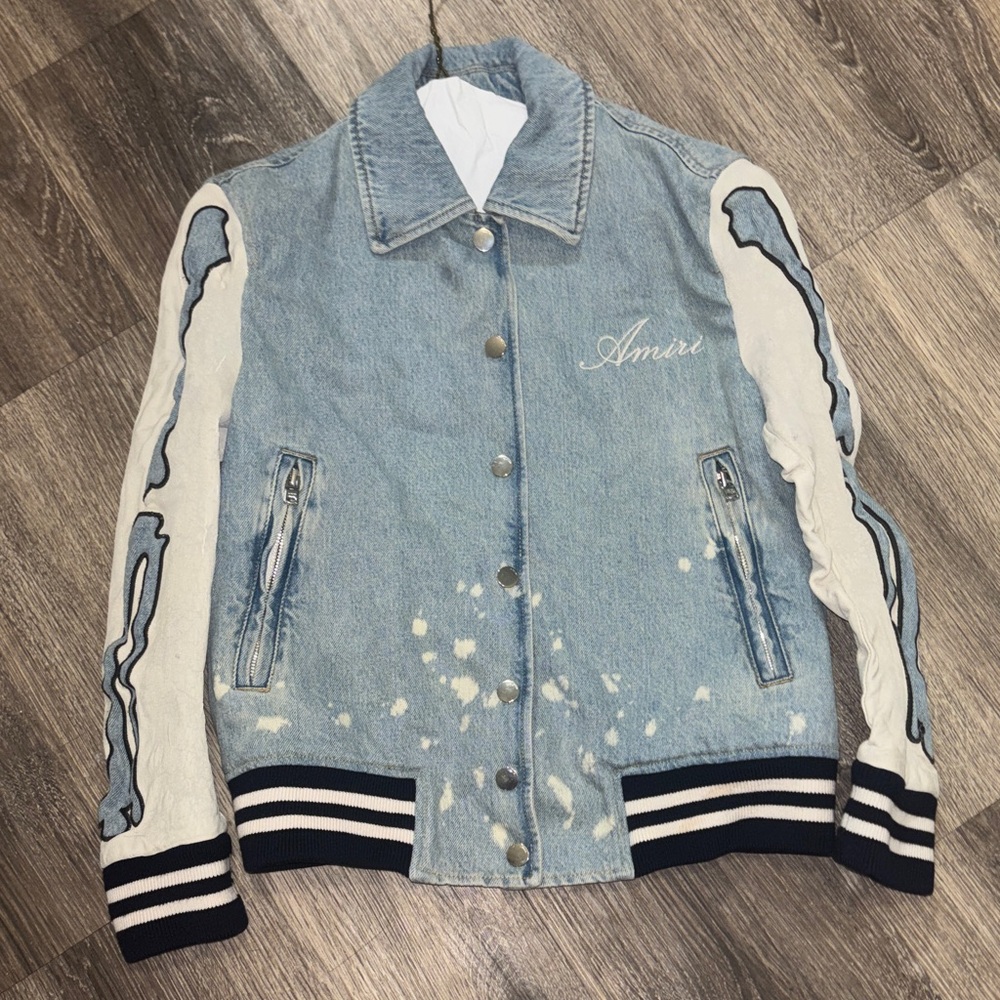 AMIRI DENIM BONES JACKET